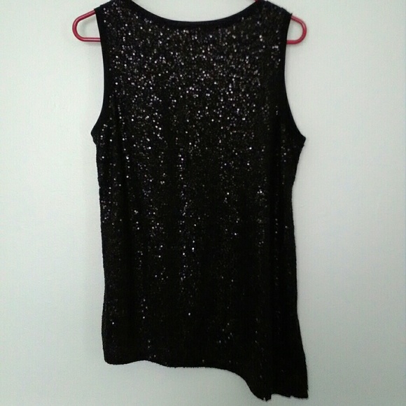 Eileen Fisher silk sequined tank NWT - Picture 2 of 5